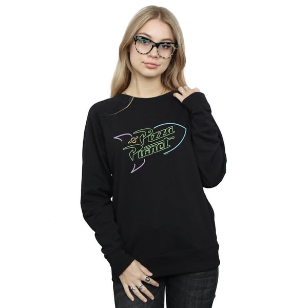 Disney Womens/Ladies Toy Story Neon Pizza Planet Sweatshirt