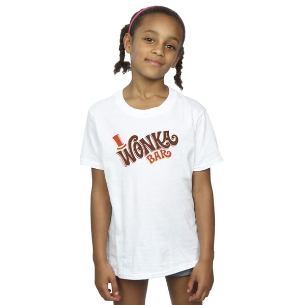 Willy Wonka Girls Bar Logo Cotton T-Shirt