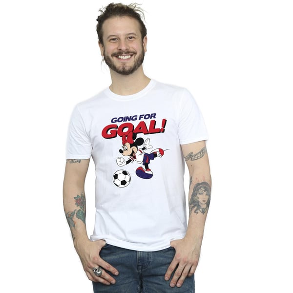 Disney Mens Minnie Mouse Going For Goal T-Shirt