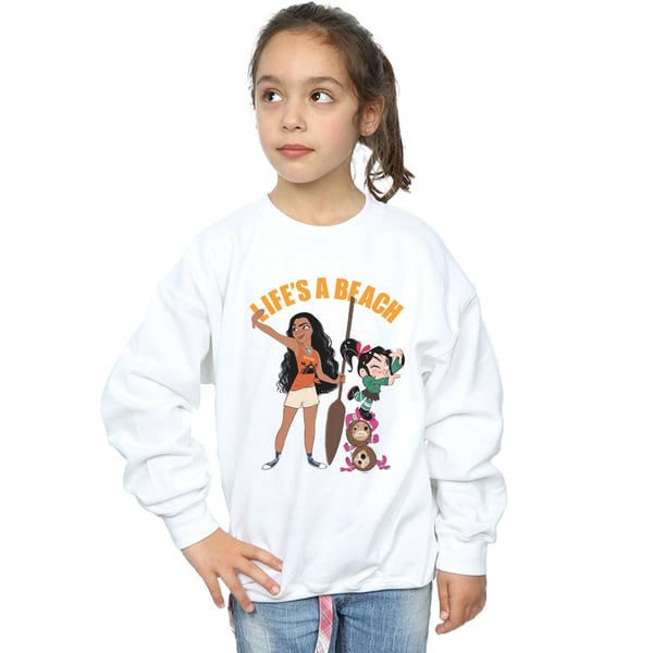 Disney Girls Wreck It Ralph Moana And Vanellope Sweatshirt