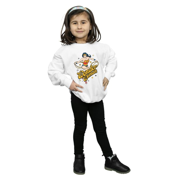 DC Comics Girls Wonder Woman Stars Sweatshirt
