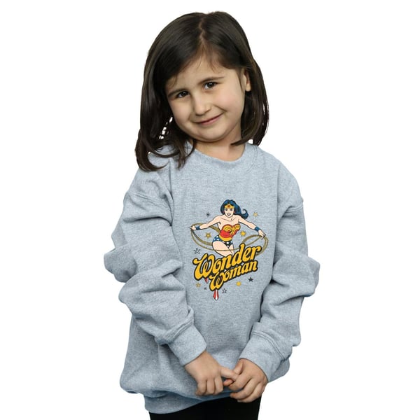 DC Comics Girls Wonder Woman Stars Sweatshirt
