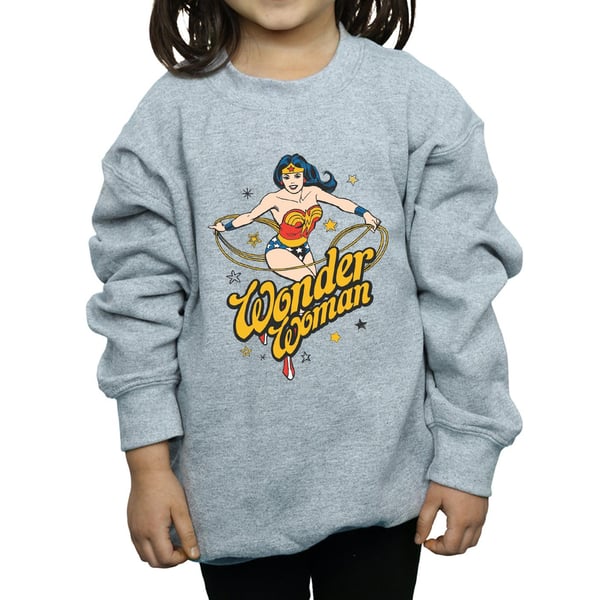 DC Comics Girls Wonder Woman Stars Sweatshirt