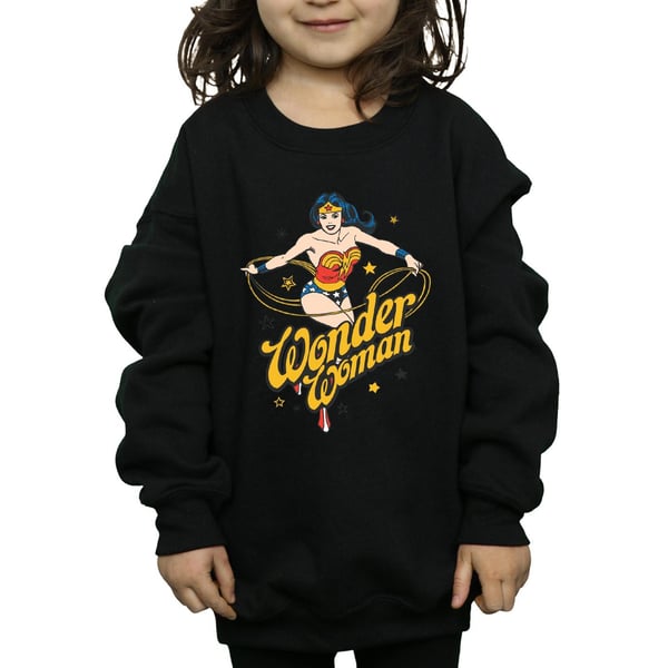 DC Comics Girls Wonder Woman Stars Sweatshirt