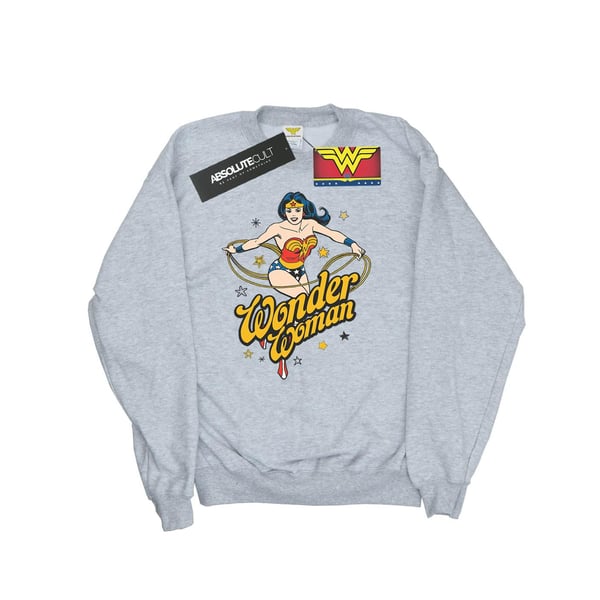 DC Comics Girls Wonder Woman Stars Sweatshirt
