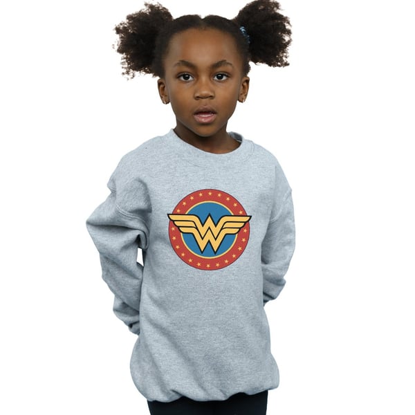 DC Comics Girls Wonder Woman Circle Logo Sweatshirt