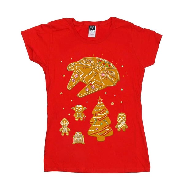 Star Wars Womens/Ladies Gingerbread Rebels Cotton T-Shirt
