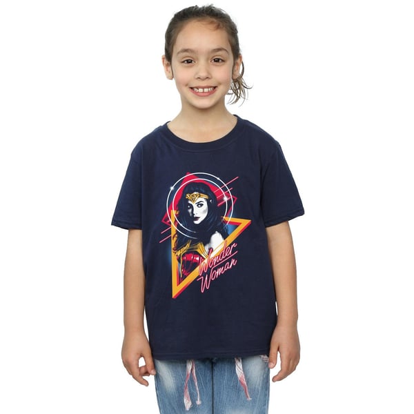 DC Comics Girls Wonder Woman 84 Diana 80s Triangle Cotton T-Shirt