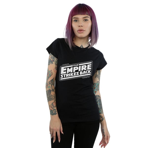 Star Wars Womens/Ladies The Empire Strikes Back Logo Cotton T-Shirt