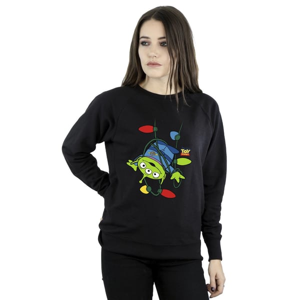 Disney Womens/Ladies Toy Story Christmas Lights Aliens Sweatshirt