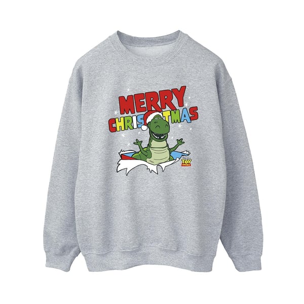 Disney Womens/Ladies Toy Story Rex Christmas Burst Sweatshirt