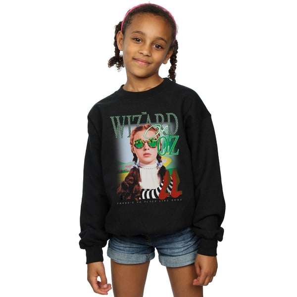 The Wizard Of Oz Girls No Place Checkerboard Sweatshirt