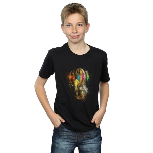Marvel Boys Avengers Endgame Infinity Gauntlet Splatter T-Shirt
