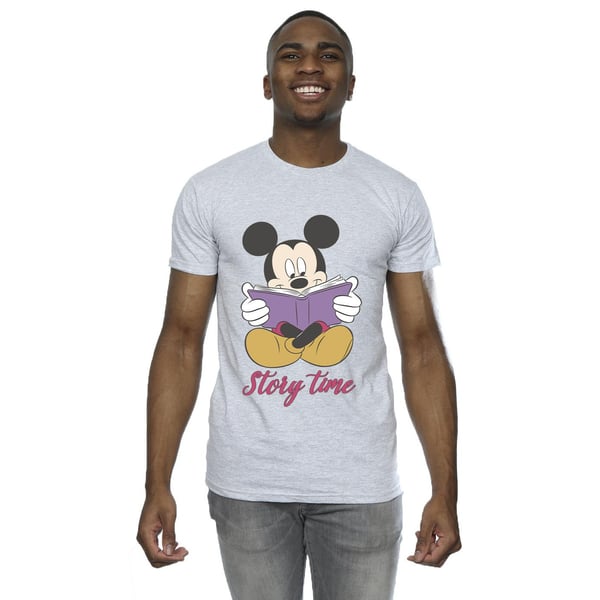 Disney Mens Mickey Mouse Story Time T-Shirt