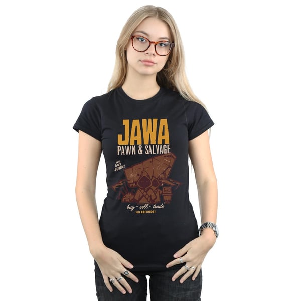 Star Wars Womens/Ladies Jawa Pawn And Salvage Cotton T-Shirt