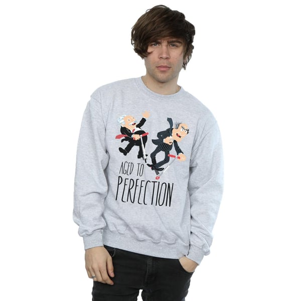 Disney Mens The Muppets Aged to Perfection Sweatshirt