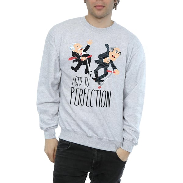 Disney Mens The Muppets Aged to Perfection Sweatshirt