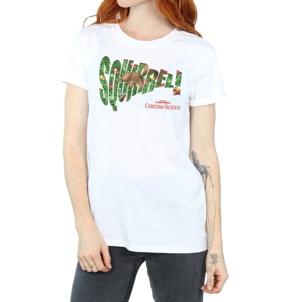 National Lampoon´s Christmas Vacation naisten oravapuu puuvillainen Boyfriend T-paita