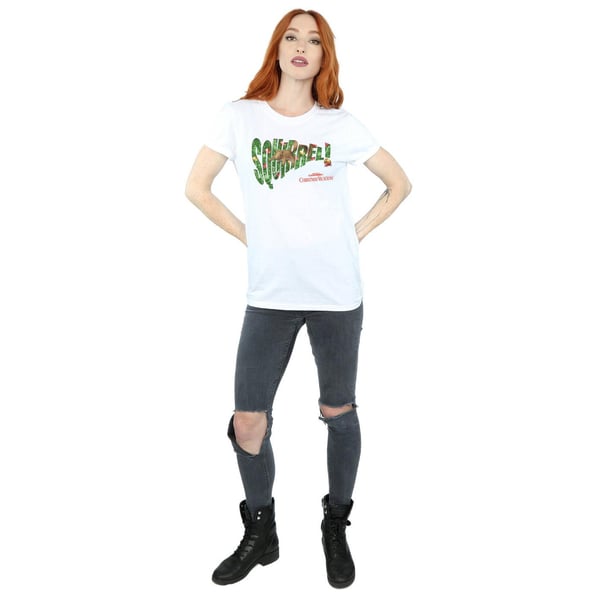 National Lampoon´s Christmas Vacation naisten oravapuu puuvillainen Boyfriend T-paita