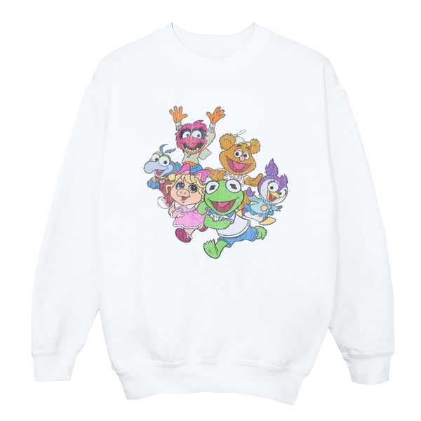 Disney Mens The Muppets Muppet Babies Colour Group Sweatshirt
