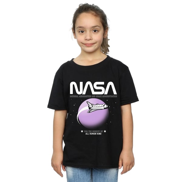 NASA Girls Shuttle Orbit Cotton T-Shirt