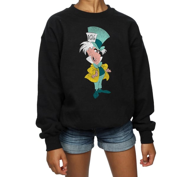 Disney Girls Alice In Wonderland Classic Mad Hatter Sweatshirt