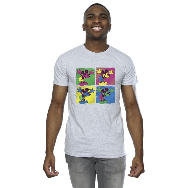 Disney Mens Mickey Mouse Pop Art T-Shirt