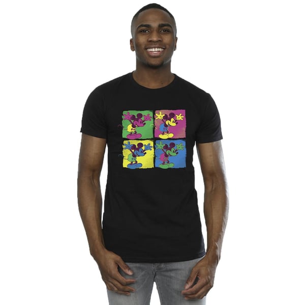 Disney Mens Mickey Mouse Pop Art T-Shirt