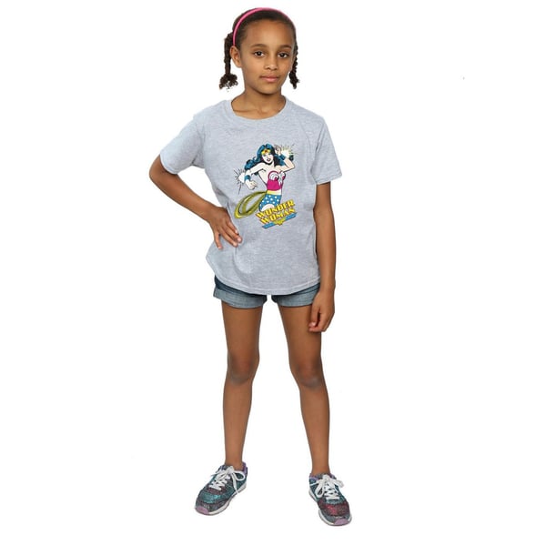Wonder Woman Girls Lasso Cotton T-Shirt