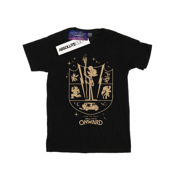 Disney Womens/Ladies Onward Quest Crest Cotton Boyfriend T-Shirt