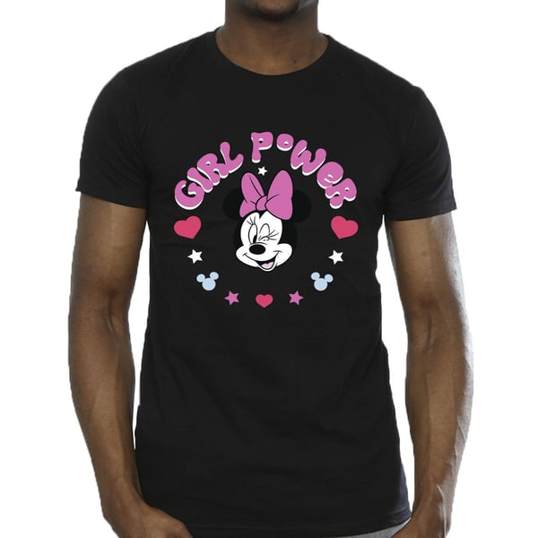 Disney Mens Minnie Mouse Girl Power T-Shirt