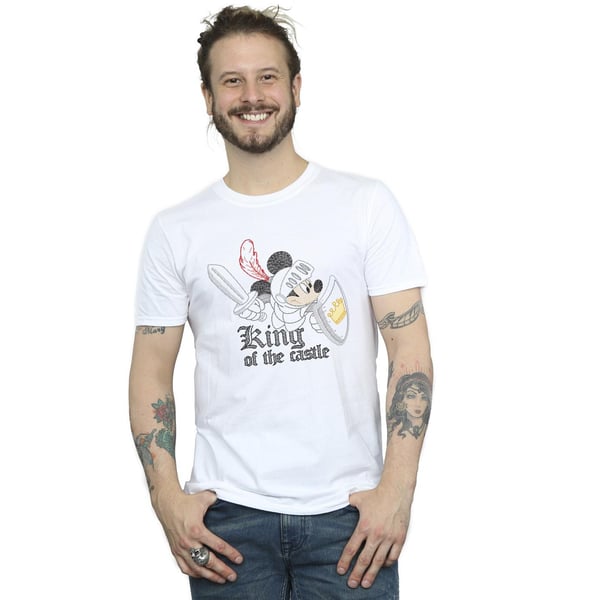 Disney Mens Mickey Mouse King Of The Castle T-Shirt