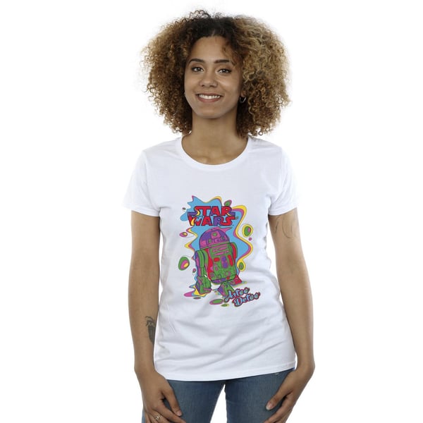 Star Wars Womens/Ladies R2D2 Pop Art Cotton T-Shirt