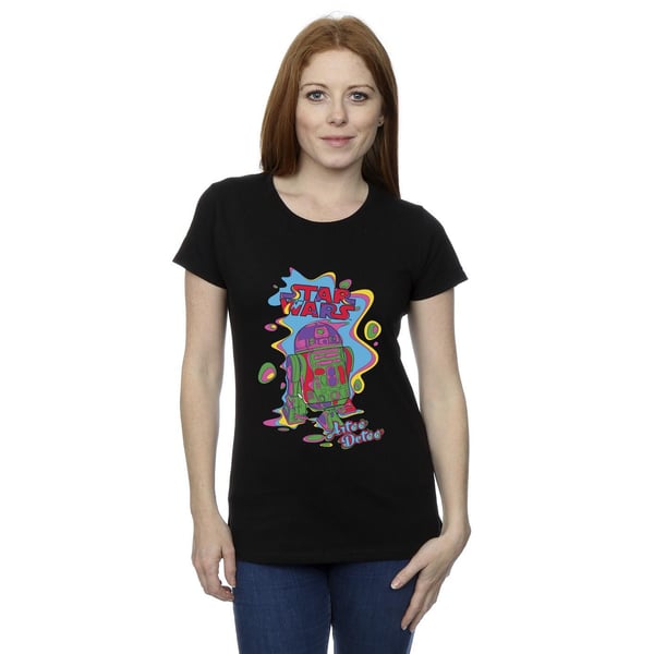 Star Wars Womens/Ladies R2D2 Pop Art Cotton T-Shirt