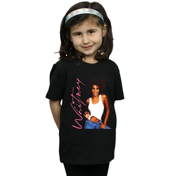 Whitney Houston Girls Whitney Smile Cotton T-Shirt