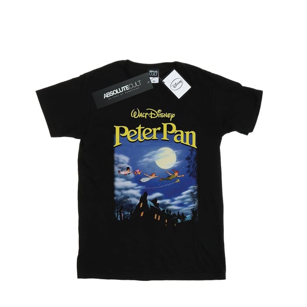 Disney Womens/Ladies Peter Pan Come With Me Homage Cotton Boyfriend T-Shirt