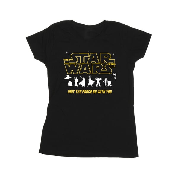 Star Wars Dam/Kvinnor Silhuetter Force T-shirt i bomull