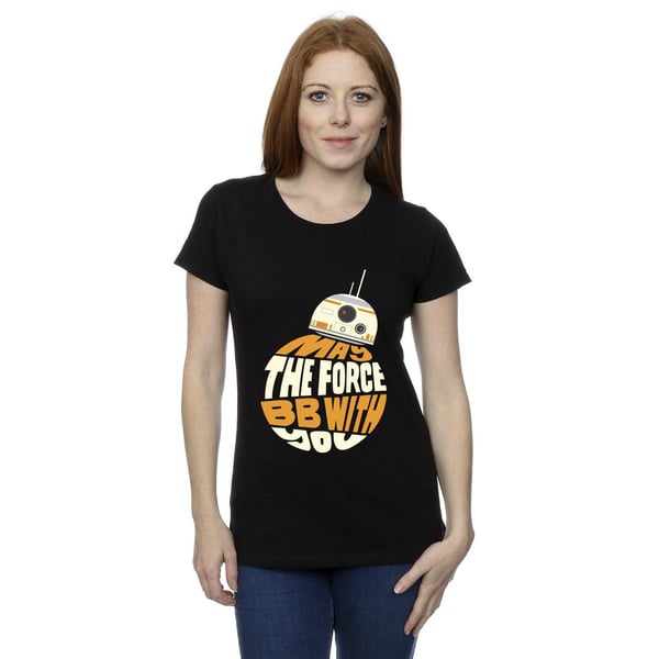 Star Wars Womens/Ladies May The Force BB8 Cotton T-Shirt