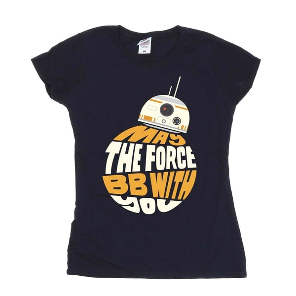 Star Wars Womens/Ladies May The Force BB8 Cotton T-Shirt