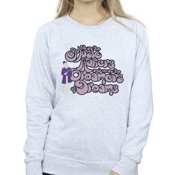 Willy Wonka Womens/Ladies Dreamers Text Sweatshirt