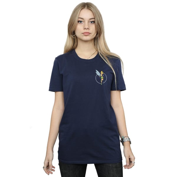 Disney Womens/Ladies Peter Pan Tinker Bell Cotton Boyfriend T-Shirt