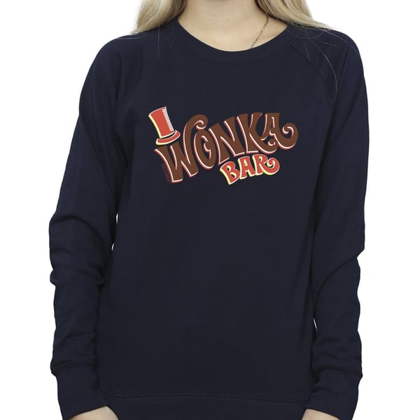 Willy Wonka Womens/Ladies Bar Logo Sweatshirt
