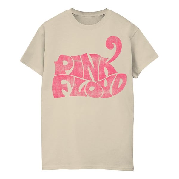 Pink Floyd Womens/Ladies Retro Logo Cotton Boyfriend T-Shirt
