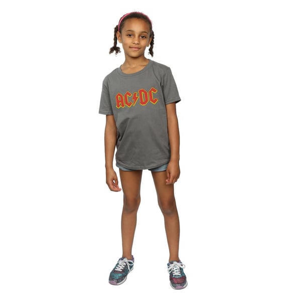 AC/DC Girls Logo Cotton T-Shirt