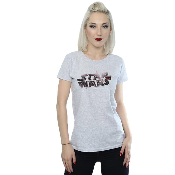 Star Wars Womens/Ladies The Last Jedi Spray Logo Cotton T-Shirt