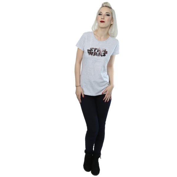 Star Wars Womens/Ladies The Last Jedi Spray Logo Cotton T-Shirt
