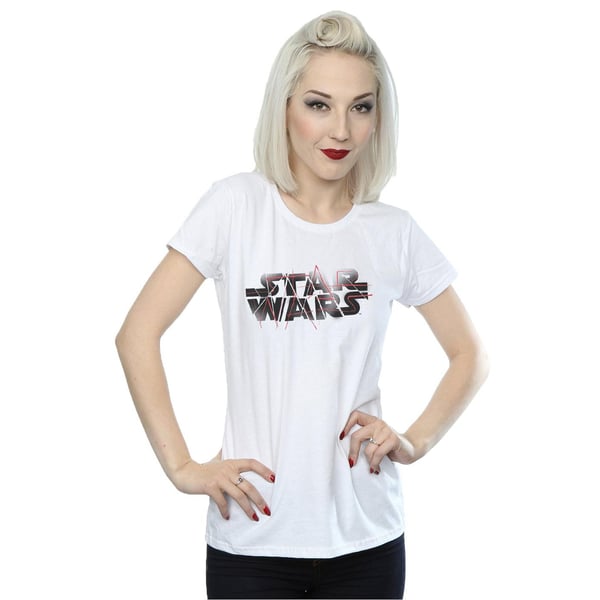 Star Wars Womens/Ladies The Last Jedi Spray Logo Cotton T-Shirt