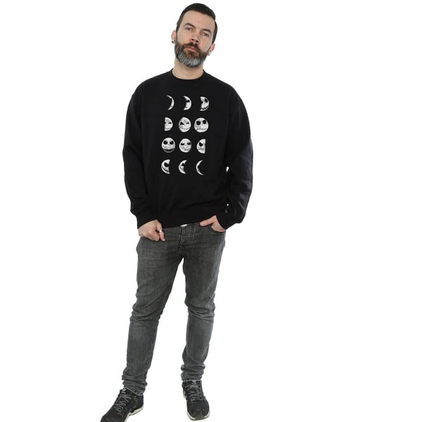 Disney Mens Nightmare Before Christmas Jack Moon Sweatshirt