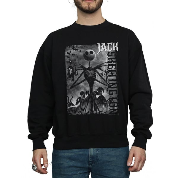 Disney Mens Nightmare Before Christmas Skellington Sweatshirt