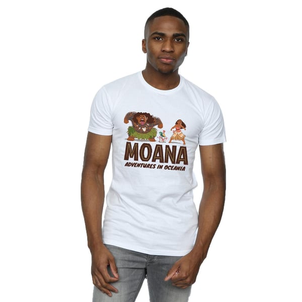 Disney Mens Moana Adventures in Oceania T-Shirt